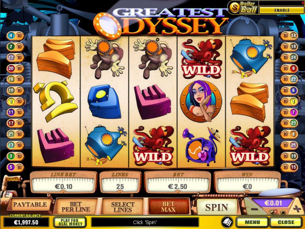 Игровой автомат «Greatest Odyssey» на сайте Сол Казино